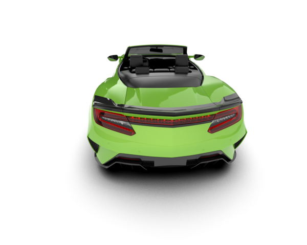 beyaz arkaplanda izole edilmiş araba 3 boyutlu görüntüleme