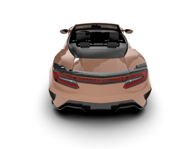 araba beyaz arkaplanda izole edildi