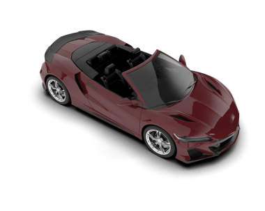 modern kırmızı üstü açık araba