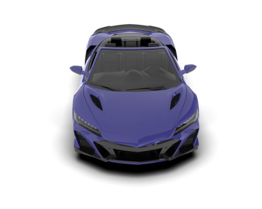 Modern araba arka planda izole edilmiş. 3D görüntüleme - illüstrasyon