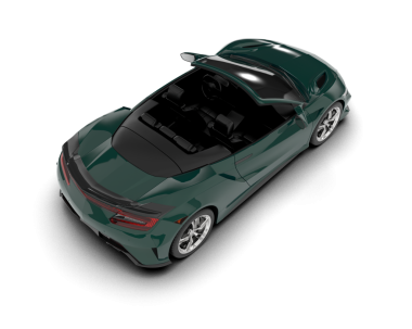 yeşil araba arka planda izole edildi