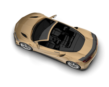 Gri arka planda modern lüks araba