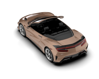 Arka planda izole edilmiş modern lüks araba. 3d oluşturma