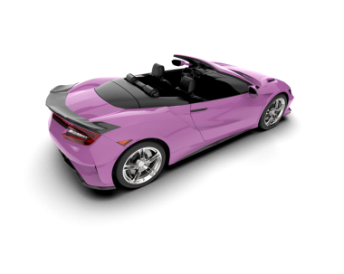 Beyaz stüdyo arka planında izole edilmiş markasız bir arabanın 3 boyutlu görüntüsü.