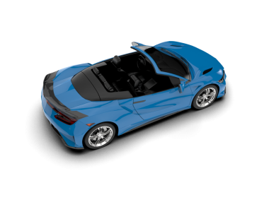 Mavi modern araba beyaz arka planda izole edilmiş. 3d illüstrasyon