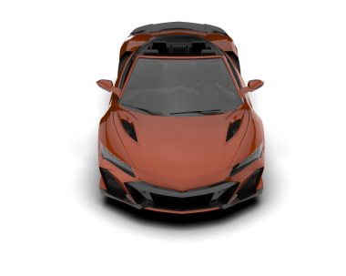 Siyah arka planda modern spor araba