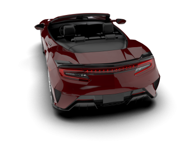 Siyah arka planda modern spor araba