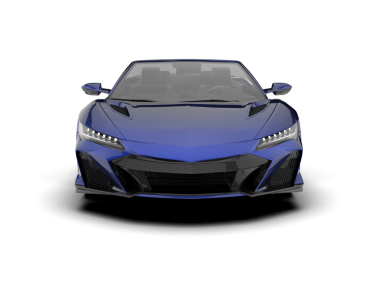 Gerçekçi araba siyah üzerine izole