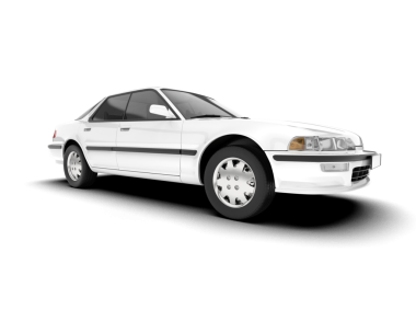 araba beyazda izole edildi