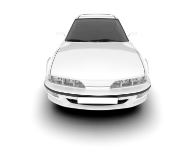 araba beyazda izole edildi