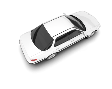 Vektör gerçekçi 3 boyutlu araba beyaz arka planda izole edildi. 3 boyutlu araba.