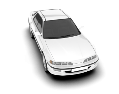 3 boyutlu lüks bir arabanın 3 boyutlu çizimi