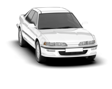 modern araba beyaz arka planda izole edilmiş