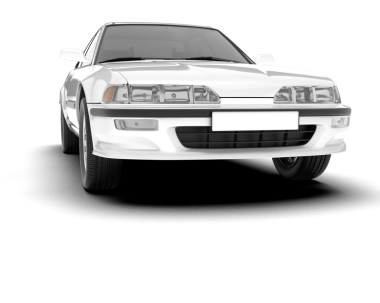 Lüks beyaz modern araba