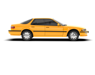 Araba beyaz arka planda izole edilmiş. Vektör çizimi.