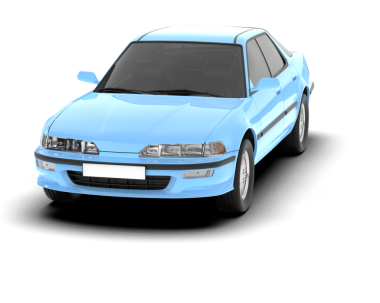 beyaz arkaplandaki araba