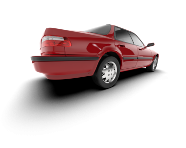 Modern araba. - Araba. 3 Boyutlu Hazırlama.