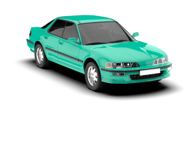 araba beyazda izole edildi