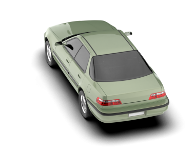 Bir arabanın 3 cg görüntüsü.