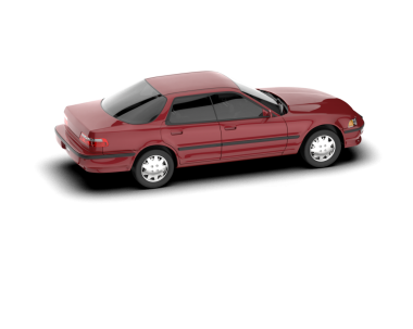 Araba sedan vektör çizim.