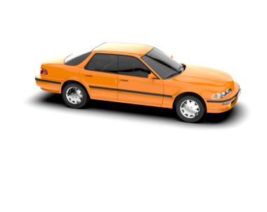 - Araba. Beyaz arkaplanda vektör illüstrasyonu