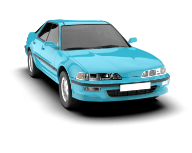 Beyaz arka plan üzerinde izole araba