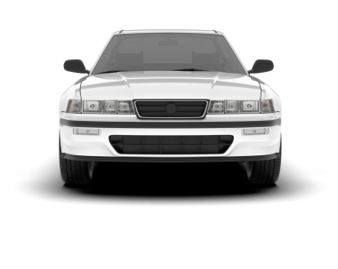 Modern SUV arabası beyaz arka planda izole edilmiş. 3d oluşturma