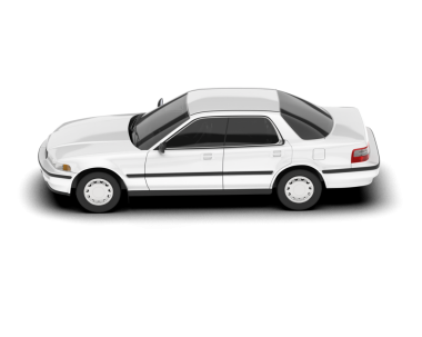 araba beyaz arkaplanda izole edildi