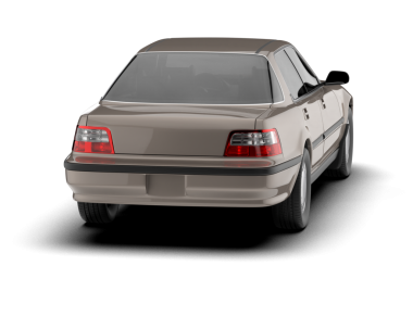 - Araba. Araba sedanı. beyaz arkaplanda izole edilmiş.