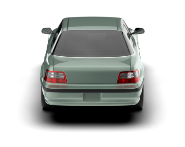 beyaz arka planda modern araba