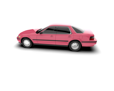 Pembe klasik retro araba