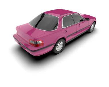 pembe lüks araba vektörü