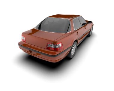 Daha az genel bir konsept arabanın 3 boyutlu çizimi