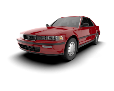 Beyaz arka planda araba sedanı.