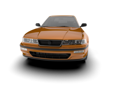 Araba beyaz arka planda izole edilmiş. 3d oluşturma