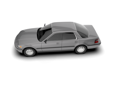 Eski bir arabanın 3 boyutlu görüntüsü