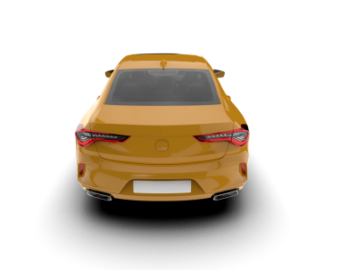 gerçekçi araba ön görünümü, vektör