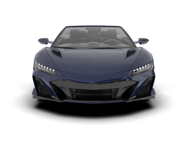 Stüdyo ortamında daha az genel bir konsept arabanın 3 boyutlu çizimi