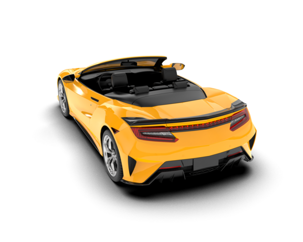 beyaz üzerine modern küçük araba