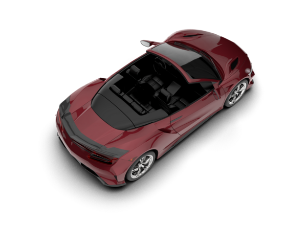 Siyah arka planda modern araba