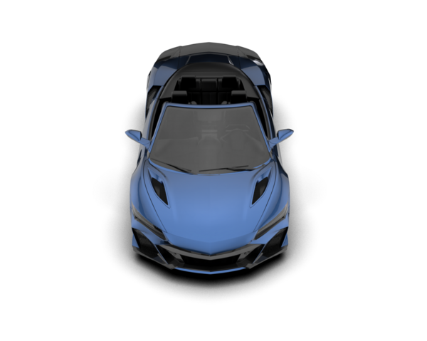 Daha az genel bir konsept arabanın 3 boyutlu çizimi