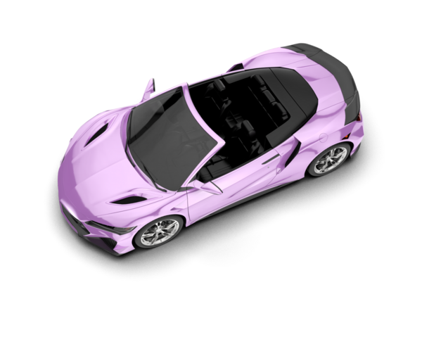 Beyaz stüdyo arka planında izole edilmiş elektrikli bir arabanın 3 boyutlu görüntüsü