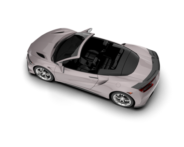 Araba beyaz arka planda izole edilmiş. yüksek çözünürlüklü 3d resim