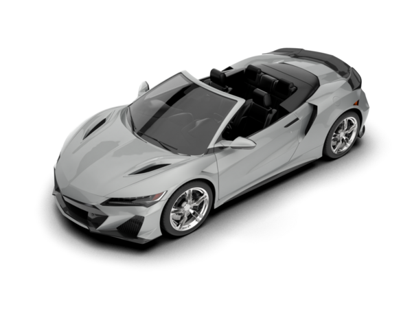 Daha az genel bir konsept arabanın 3 boyutlu çizimi