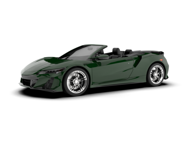 Beyaz arkaplan vektör illüstrasyonunda gerçekçi spor araba