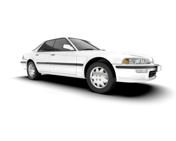 araba beyazda izole edildi