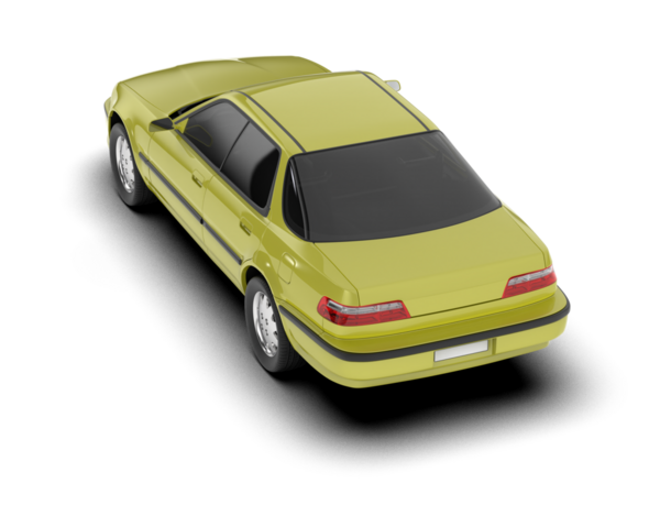 beyaz arka planda modern araba