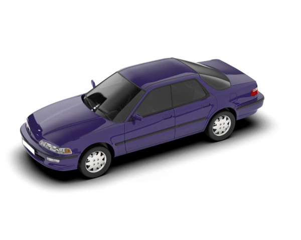 modern araba beyaz arkaplanda izole edildi