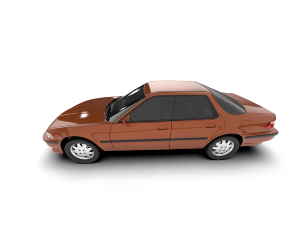 beyaz arka planda modern araba