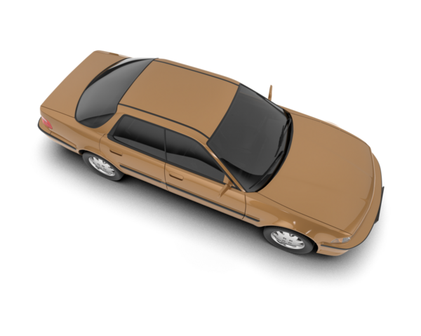 Beyaz arkaplandaki araba.